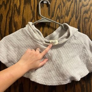 Natural fiber hand made hood